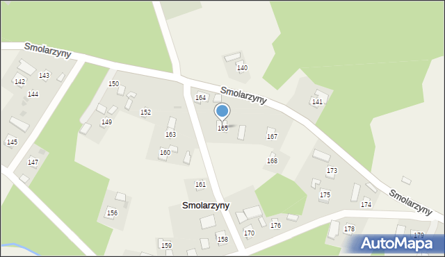 Smolarzyny, Smolarzyny, 165, mapa Smolarzyny