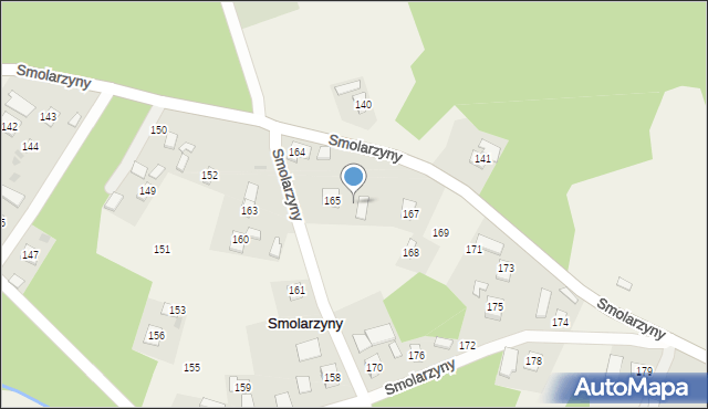 Smolarzyny, Smolarzyny, 166, mapa Smolarzyny