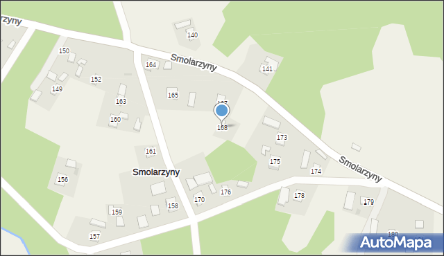 Smolarzyny, Smolarzyny, 168, mapa Smolarzyny