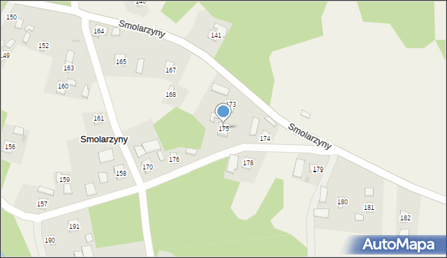 Smolarzyny, Smolarzyny, 175, mapa Smolarzyny