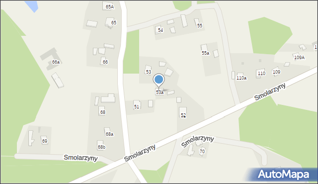 Smolarzyny, Smolarzyny, 53a, mapa Smolarzyny