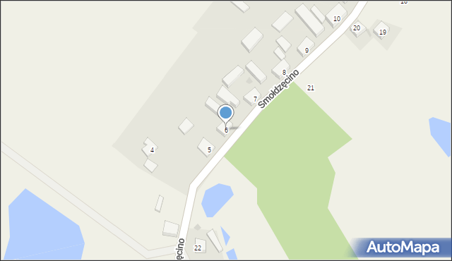 Smołdzęcino, Smołdzęcino, 6, mapa Smołdzęcino