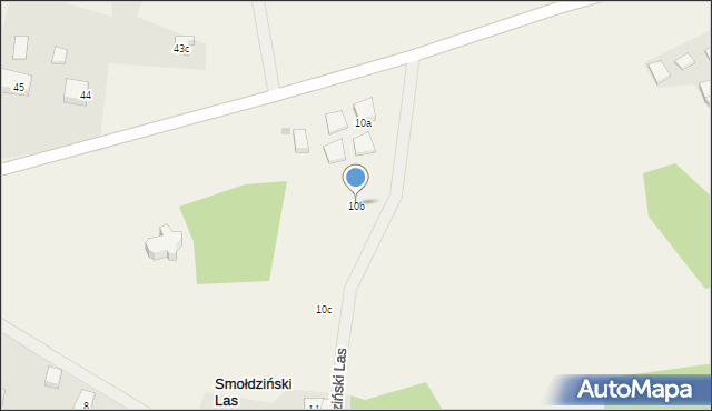 Smołdziński Las, Smołdziński Las, 10b, mapa Smołdziński Las