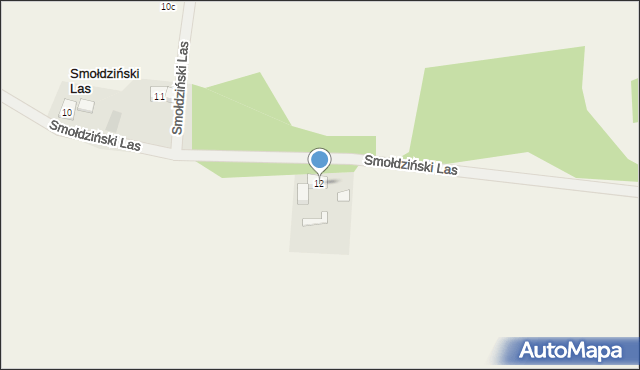 Smołdziński Las, Smołdziński Las, 12, mapa Smołdziński Las