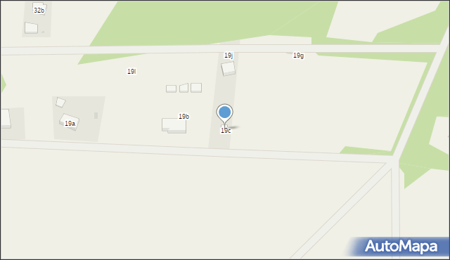 Smołdziński Las, Smołdziński Las, 19c, mapa Smołdziński Las