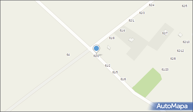 Smołdziński Las, Smołdziński Las, 61/1, mapa Smołdziński Las