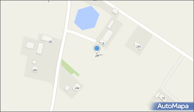 Smolęcin, Smolęcin, 19f, mapa Smolęcin
