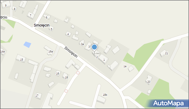 Smolęcin, Smolęcin, 2a, mapa Smolęcin