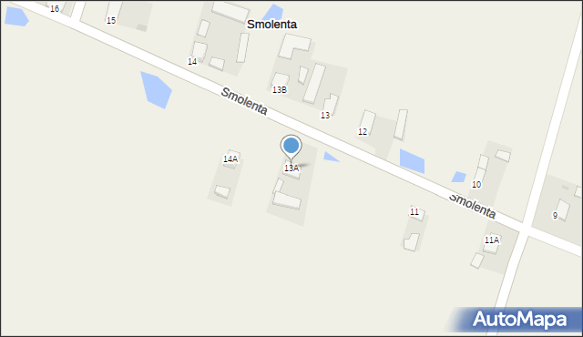 Smolenta, Smolenta, 13A, mapa Smolenta