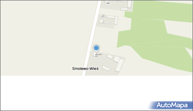 Smolewo-Wieś, Smolewo-Wieś, 22, mapa Smolewo-Wieś