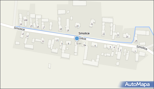 Smolice, Smolice, 7, mapa Smolice