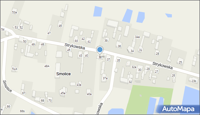 Smolice, Smolice, 38, mapa Smolice