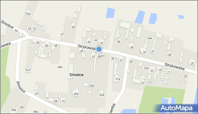 Smolice, Smolice, 40, mapa Smolice