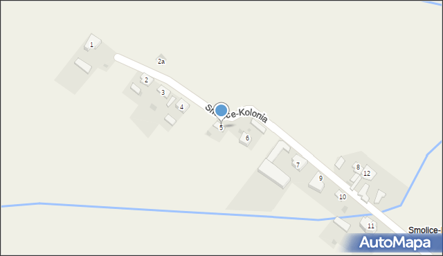 Smolice-Kolonia, Smolice-Kolonia, 5, mapa Smolice-Kolonia