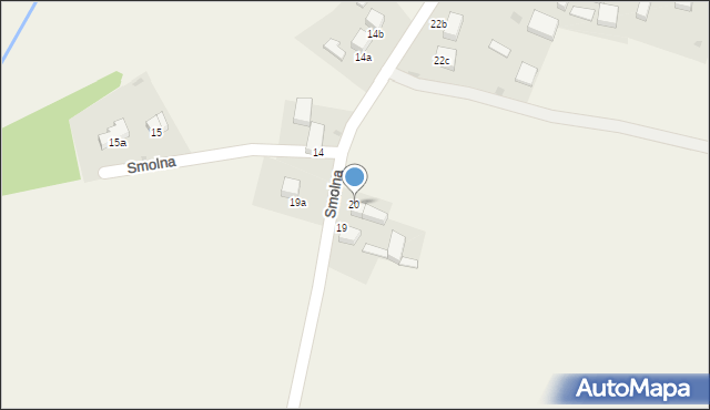 Smolna, Smolna, 20, mapa Smolna
