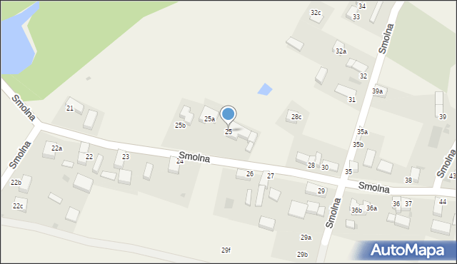 Smolna, Smolna, 25, mapa Smolna
