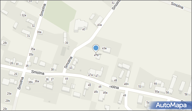 Smolna, Smolna, 47b, mapa Smolna