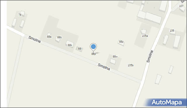 Smolna, Smolna, 88p, mapa Smolna