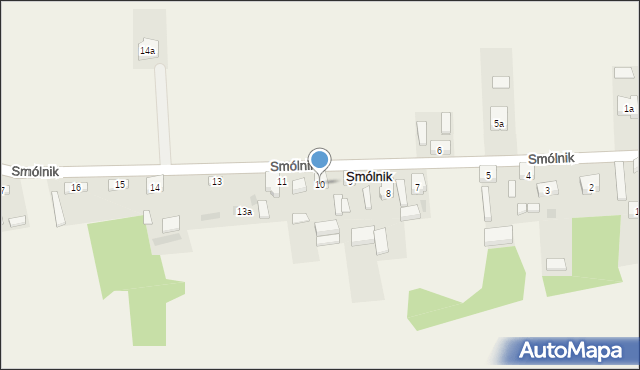 Smólnik, Smólnik, 10, mapa Smólnik