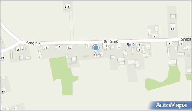 Smólnik, Smólnik, 13a, mapa Smólnik