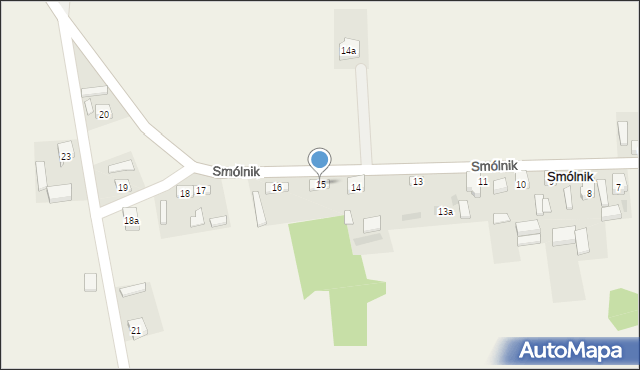 Smólnik, Smólnik, 15, mapa Smólnik