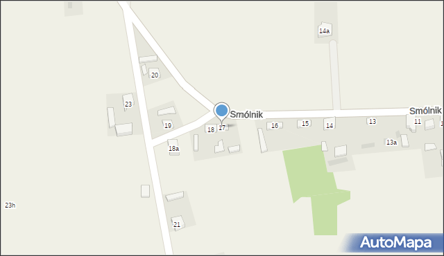 Smólnik, Smólnik, 17, mapa Smólnik