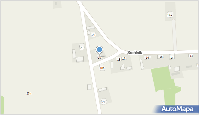 Smólnik, Smólnik, 19, mapa Smólnik