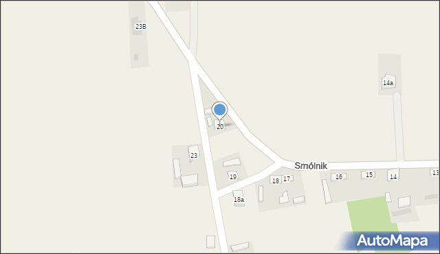 Smólnik, Smólnik, 20, mapa Smólnik