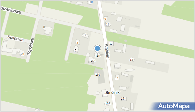 Smólnik, Smólnik, 14B, mapa Smólnik