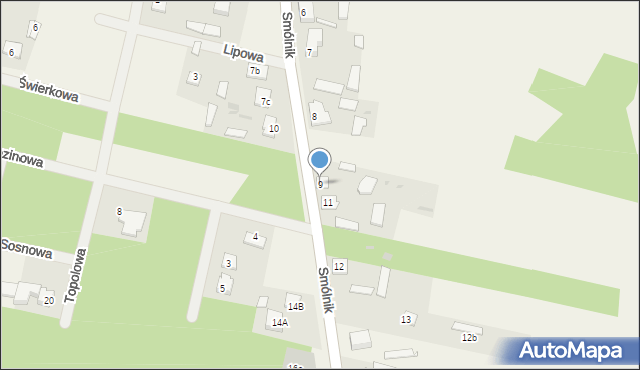 Smólnik, Smólnik, 9, mapa Smólnik
