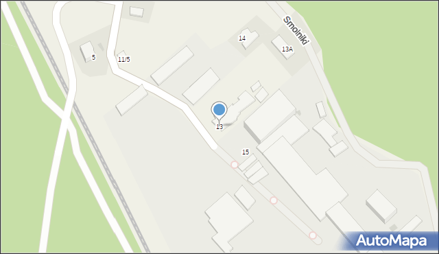 Smolniki, Smolniki, 13, mapa Smolniki
