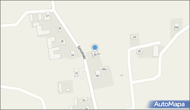 Smolniki, Smolniki, 33, mapa Smolniki