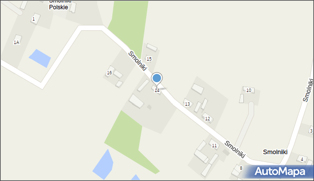 Smolniki, Smolniki, 14, mapa Smolniki