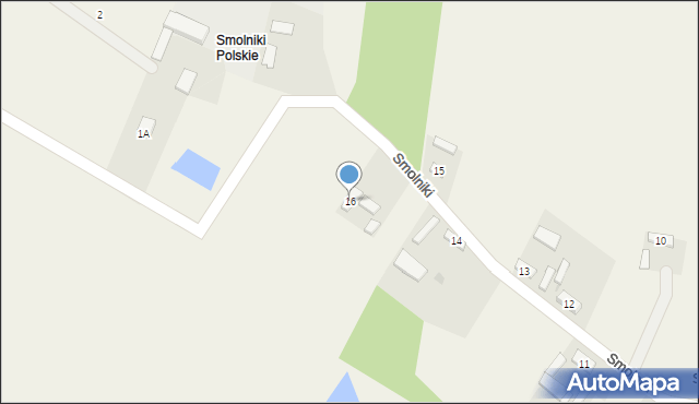 Smolniki, Smolniki, 16, mapa Smolniki