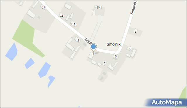 Smolniki, Smolniki, 8, mapa Smolniki