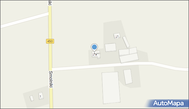 Smolniki, Smolniki, 17a, mapa Smolniki