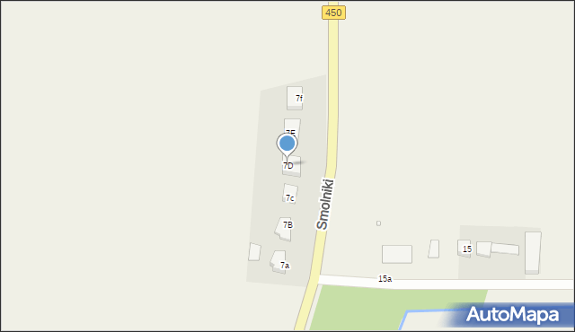 Smolniki, Smolniki, 7D, mapa Smolniki