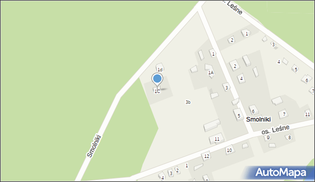 Smolniki, Smolniki, 1C, mapa Smolniki