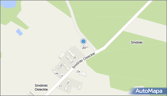 Smólniki Osieckie, Smólniki Osieckie, 18a, mapa Smólniki Osieckie