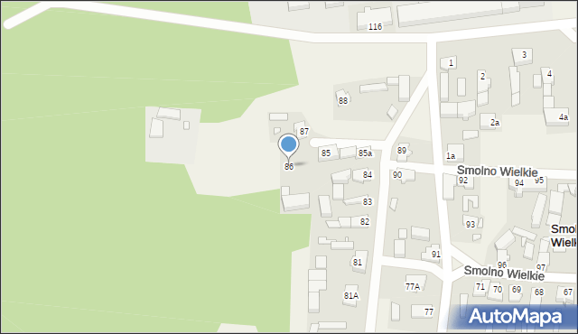 Smolno Wielkie, Smolno Wielkie, 86, mapa Smolno Wielkie