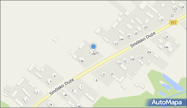 Smólsko Duże, Smólsko Duże, 10a, mapa Smólsko Duże
