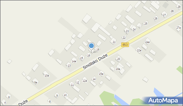 Smólsko Duże, Smólsko Duże, 17a, mapa Smólsko Duże
