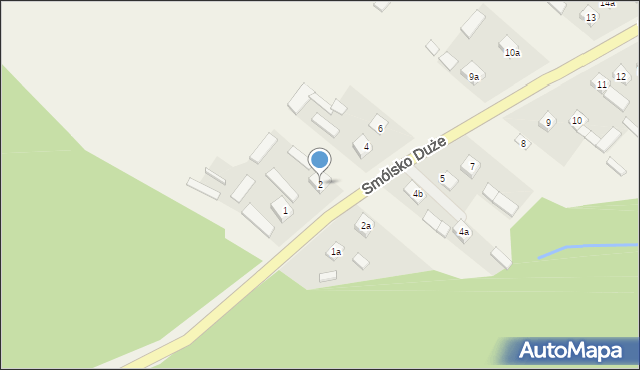 Smólsko Duże, Smólsko Duże, 2, mapa Smólsko Duże
