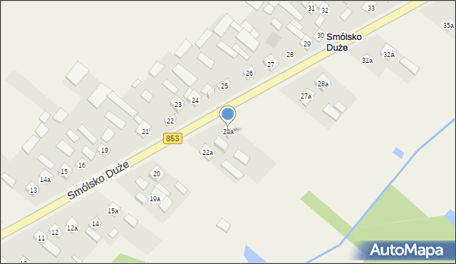 Smólsko Duże, Smólsko Duże, 24a, mapa Smólsko Duże