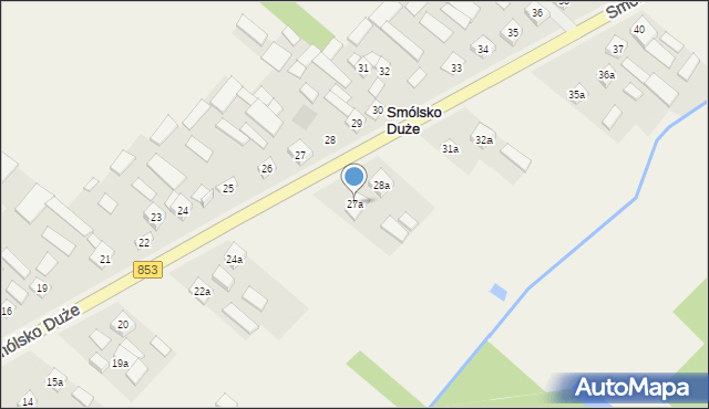 Smólsko Duże, Smólsko Duże, 27a, mapa Smólsko Duże