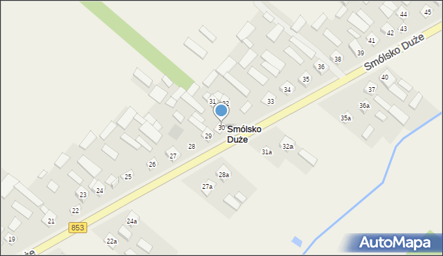 Smólsko Duże, Smólsko Duże, 30, mapa Smólsko Duże