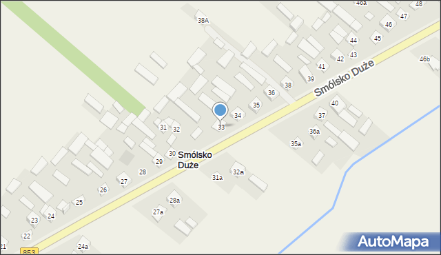 Smólsko Duże, Smólsko Duże, 33, mapa Smólsko Duże