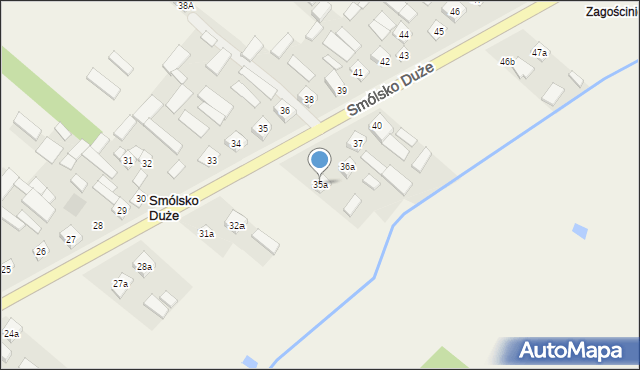 Smólsko Duże, Smólsko Duże, 35a, mapa Smólsko Duże