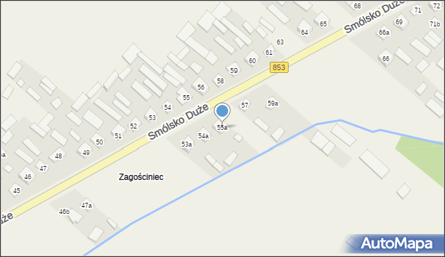Smólsko Duże, Smólsko Duże, 55a, mapa Smólsko Duże