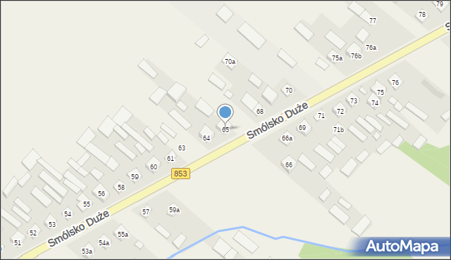 Smólsko Duże, Smólsko Duże, 65, mapa Smólsko Duże